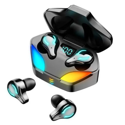 Ігрові навушники Х1 Blutooth бездротові RGB з підсвічуванням та мікрофоном два режими відтворення