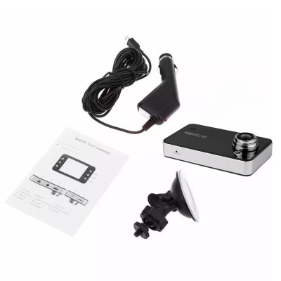 Автомобільний відеореєстратор DVR K6000 FullHD з дисплеєм та нічним баченням реєстратор від прикурювача