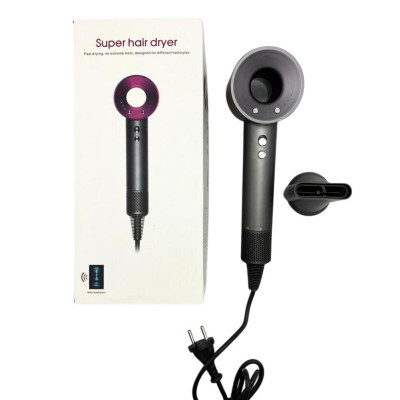 Фен для волосся Super Hair Dryer з насадкою концентратор та функцією швидкого сушіння