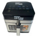 Безмасляна аерофритюрниця з 2 тенами ZP-00344 сенсорна мультипіч 4200W на 13л з таймером і знімною чашею