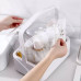 Органайзер для косметики Пилезахисний Водонепроникний Cosmetic Storage Box LD 388 Настільний бокс Сірий