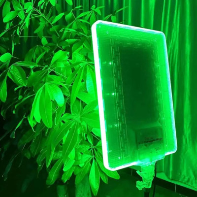 Прямокутна світлодіодна RGB лампа з пультом PM-48 портативне кольорове відеосвітло 44х29cм для зйомок
