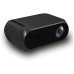 Портативний міні проектор для будинку Projector LED YG320 чорний з динаміком домашній лід проектор