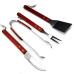 Набір приладів для барбекю і гриля 4 предмета BBQ 4 PCS Barbecue Set Інструменти для мангала гриля та барбекю