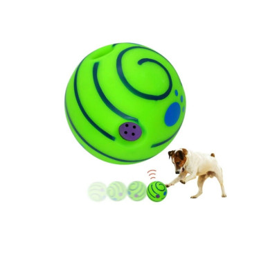 Іграшка інтерактивна для собак Хіхикаючий м'яч WOOPY BALL 14 см для тренувань спорту домашніх тварин