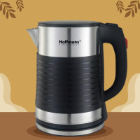 Електрочайник 2,5 л металевий Hoffmans Electronics HM-2545 Електричний чайник для дому 2000W Чорний