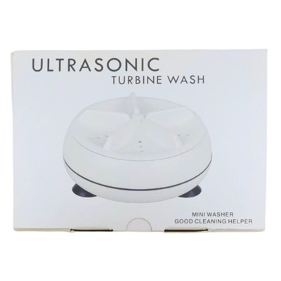 Портативна пральна машина ультразвукова mini turbine wash Ultrasonic пристрій для прання від USB