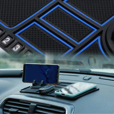 Органайзер для мобільного телефону липкий тримач Silicone Car Phone Holder Протиковзкий килимок в авто