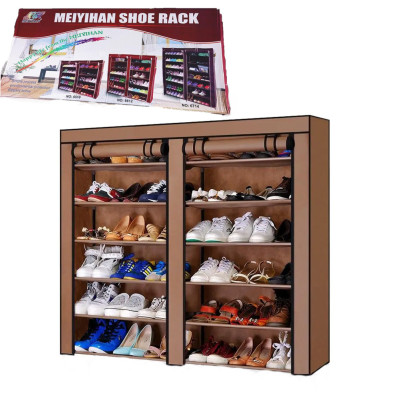 Тканинна шафа складна полиця для зберігання взуття органайзер Shoe Cabinet каркасний стелаж у передпокій