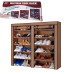 Тканинна шафа складна полиця для зберігання взуття органайзер Shoe Cabinet каркасний стелаж у передпокій