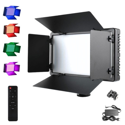 Прямокутна кольорова LED лампа U600 RGB 21х12см портативне світлодіодне відеосвітло для фото та відеозйомок Прямокутна кольорова LED лампа U600 RGB 21х12см портативне світлодіодне відеосвітло для фото та відеозйомок