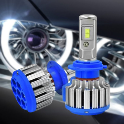 Світлодіодні автомобільні LED лампи для фар H7 TurboLed T1 Комплект автоламп 2 шт