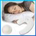 Подушка ортопедична на одну сторону Side Sleeper Pro White Подушки підкови для шиї і для сну на боці