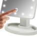 Косметичне дзеркало для макіяжу настільне з підсвічуванням LED Mirror сенсорне White 22 світлодіода