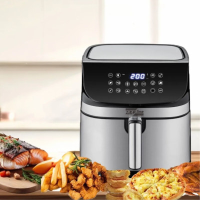 Аерофритюрниця безмасляна сенсорна ZP-110 мультипіч 3500W на 10,5л з таймером та знімною чашею для дому