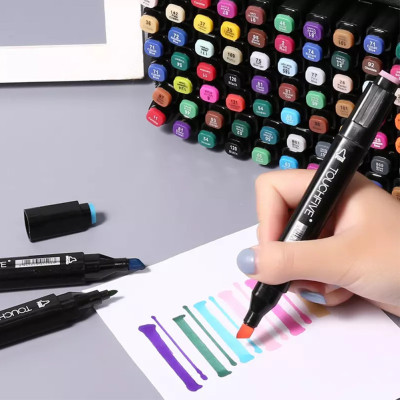 Скетч маркери SKETCHMARKER 40 кольорів Набір двосторонніх маркерів на спиртовій основі для художника