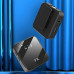 Бездротовий петличний мікрофон 2в1 F15-2 Wireless Microphone з ресивером Type-C Lightning та хутряним вітрозахистом для відеозйомк