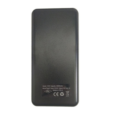 Повербанк 2120 зарядний пристрій для телефону 20000 мАг акумулятор Micro USB Type C USB Lightning