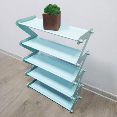Органайзер полиця для взуття компактний стійка складна Shoe Rack YH 8802 5 зберігання речей та взуття