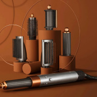 Мультистайлер 6в1 Hair Styler фен щітка Набір для укладання волосся фен з 6 насадками плойка для волосся