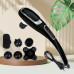 Вібраційний ручний масажер Body Massager JY-8820B для всього тіла багатофункціональний з 6 насадками