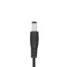 Кабель живлення дріт для WI-FI роутера 5V USB DC шнур від повербанку чорний