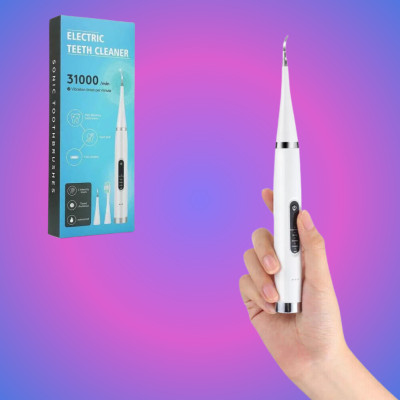 Електрична ультразвукова зубна щітка скалер Electric Teeth Cleaner для видалення каміння відбілювання зубів