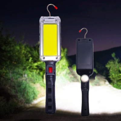 Фонарь подвесной аккумуляторный с крючком ZJ 8859В фонарик на магните с usb зарядкой