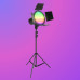 Світлодіодний RGB прожектор JSL-216 з пультом та штативом 2м LED лампа відеосвітло для студійної зйомки