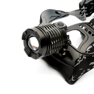 Акумуляторний налобний ліхтар Head Lamp 8775 з фокусуванням променя Led ліхтарик на голову перезаряджуваний