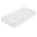 Power bank 10000 mAh BOROFONE білий портативний зовнішній акумулятор універсальний зарядний пристрій повербанк usb Type-C