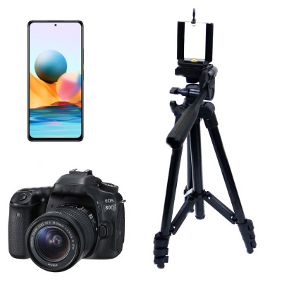 Штатив тринога для камери Tripod 3120A з кріпленням для телефону 102 см алюмінієвий з вбудованим рівнем
