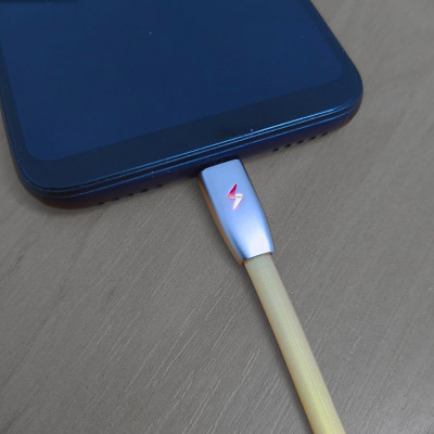 Мікро юсб кабель для зарядки телефону і передачі даних mikro USB s-77 2.4А провід зарядний 1м
