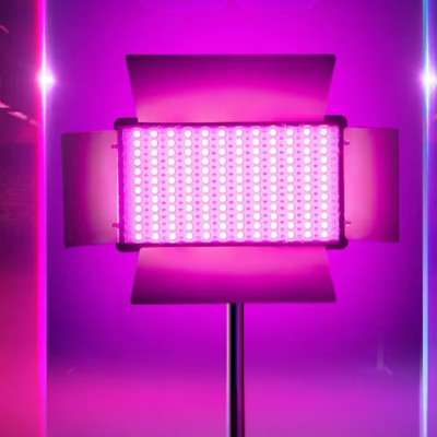 Прямокутна кольорова LED лампа U600 RGB 21х12см портативне світлодіодне відеосвітло для фото та відеозйомок