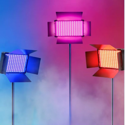 Прямокутна кольорова LED лампа U800 RGB портативне світлодіодне відеосвітло 29х17см для фото та відеозйомок