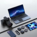 Бездротовий петличний мікрофон 2в1 F15-2 Wireless Microphone з ресивером Type-C Lightning та хутряним вітрозахистом для відеозйомк