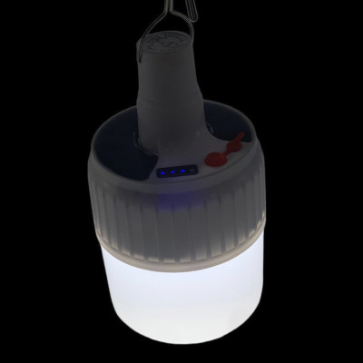 Ліхтар підвісний з акумулятором з USB заряджання Solar Lamp JK 24 LED Лампа на сонячній батареї для кемпінгу з гачком