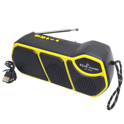 Радіоприймач ліхтар акумуляторний із сонячною панеллю GD Lite11 Bluetooth портативна колонка MP3