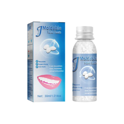 Полімерний гель у гранулах пломба Moldable false teeth Клей у кульках для ремонту зубів