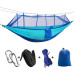 Туристичний гамак з москітною сіткою Travel Hammock 250x135 см Підвісний Для відпочинку із захистом від комах