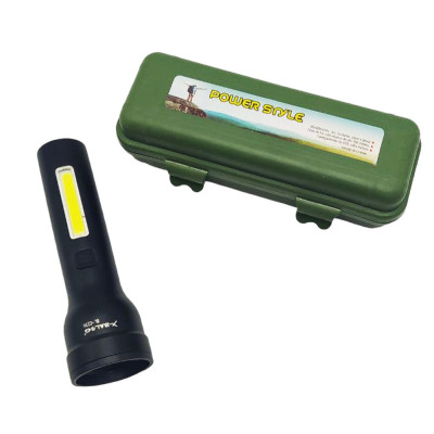 Ліхтар ручний акумуляторний BL C236 компактний світлодіодний USB ліхтарик в кейсі