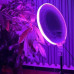 Світлодіодна кругла лампа RGB-LED Fill Light GS-450 кольорова 45см з пультом та штативом 2м для студійної зйомки