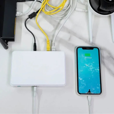 ДБЖ джерело безперебійного живлення для роутера камери модему 10400mAh JIAGENG 304 безперебійник 9V/12V