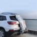 Защитный автоматический тент для автомобиля от дождя снега солнца универсальный чехол на машину с пультом ДУ