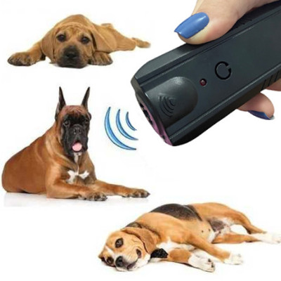 Ультразвуковой отпугиватель для собак Dog repeller TJ 3008  Карманный Черный