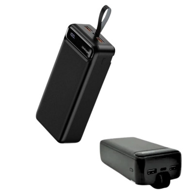 Повербанк портативний зарядний пристрій Power bank LINKAGE LKP-05 30000 mAh чорний