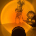 Світильник Sunset Lamp проекційний з пультом USB проектор RGB атмосферна міні лампа кольорова