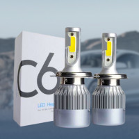 Автомобільні LED лампи для фар C6 H4 Комплект світлодіодних автоламп 2 шт