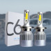 Автомобильные LED лампы для фар C6 H4 Комплект светодиодных автоламп 2 шт