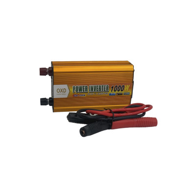 Інвертор перетворювач від акумулятора автомобільний Power Inverter 1000W напруги 12V-220V